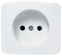 Niessen arco - Tapa base enchufe 2 polos europea arco blanco alpino