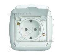 Niessen arco - Tapa portafusibles blanco alpino