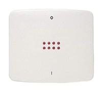 Niessen arco - Tecla interruptor bipolar con visor serie arco blanco alpino