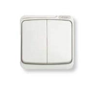 Niessen arco - Tecla interruptor doble serie arco blanco alpino