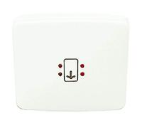 Niessen arco - Tecla interruptor tarjeta serie arco blanco alpino