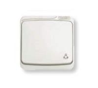 Niessen arco - Tecla pulsador luz serie arco blanco alpino