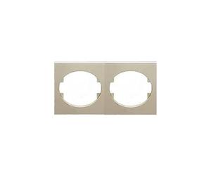 Niessen Marco 2 Elementos Horizontal Tacto Cava 83.5x154.5mm Blanco, Antracita, Cava, Plata, Wengué, Acero, Pizarra, Travertino, Cristal Blanco, Cristal Glassé, Cristal Aluminio