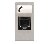 Niessen - n2117.6pl toma telefono 6 contactos zenit plata Ref. 6522015051