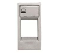 Niessen - n2118.1pl tapa ventana 1 conector zenit plata Ref. 6522015062