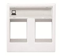 Niessen - n2218.2bl tapa ventana 2 conectores zenit blanco Ref. 6522005163