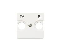 Niessen N2250.8 BL - Tapa para tomas TV - R, color blanco