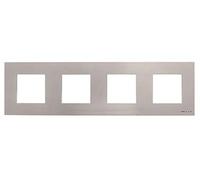 Niessen - n2274.1pl marco basico 4 ventanas zenit plata Ref. 6522015244