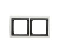 Niessen olas - Marco 2 elemento horizontal serie olas blanco jazmin