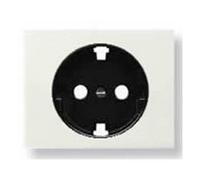 Niessen olas - Tapa enchufe 2 polos+tierra schuko serie olas blanco jazmin