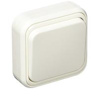 Niessen Over - Conmutador de empotrar Blanco