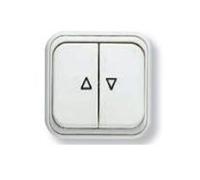 Niessen over - Pulsador persianas over blanco