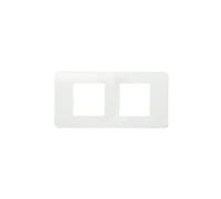 Niessen Placa 2 elementos horizontal Stylo Blanco 2272.1 BA