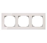 Niessen sky - Marco 3 elementos cristal blanco