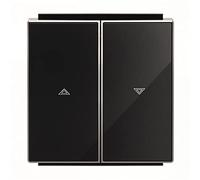 Niessen sky - Tecla interruptor persiana cristal negro