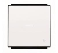 Niessen sky - Tecla pulsador timbre con visor blanco