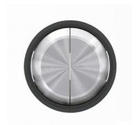 Niessen skymoon - Tecla doble interruptor conmutador cristal negro