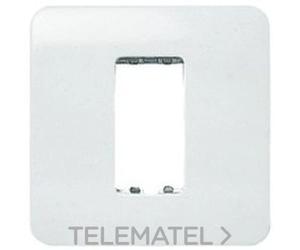 Niessen stylo - Placa 2 módulos sin garra sin g serie stylo blanco alpino