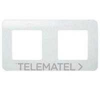 Niessen stylo - Placa 3 combinación horizontal sin garra stylo blanco alpino