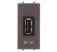 Niessen - Toma cargador usb 1m 750ma/5v antracita