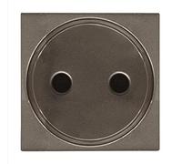 Niessen zenit - Base enchufe 2 polos europea 2 módulos zenit antracita