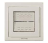 Niessen zenit - Interruptor conmutador empotrar ip55 blanco