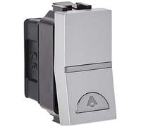 Niessen zenit - Pulsador simbolo timbre 1 módulo zenit plata