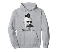 Nietzsche con Cresta Sudadera con Capucha