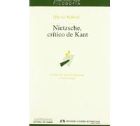 Nietzsche, Crítico De Kant (FILOSOFÍA)