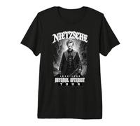 Nietzsche Heavy Metal Funny Philosophy Abismal Optimist Tour Camiseta Premium