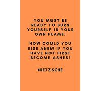Nietzsche: Notebook with Nietzsche quote, journal for nihilists, minimalist designed notebook for philosophy notes and journalling