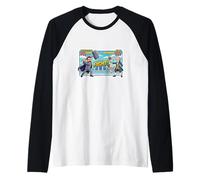 Nietzsche vs Kant Arcade Juego de Lucha Divertido Filosofía Nerd Camiseta Manga Raglan