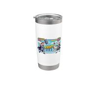 Nietzsche vs Kant Arcade Juego de lucha divertido Filosofía Nerd Vaso térmico de acero inoxidable de doble pared