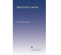 Nietzsche's werke: Volume 11