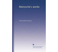 Nietzsche's werke: Volume 3