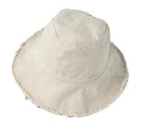 Nievajio 1 Pieza Sombrero de Verano Casual para Mujeres, Sombrero de Pescador con Protección Solar Deshilachado, Sombrero de Verano Plegable Gorra de Ocio Sombrero de Otoño Senderismo Camping Viajes