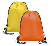 Nievajio Pack de 2 bolsas de almuerzo aisladas con cordón, mini bolsa isotérmica para mochila, bolsas de almuerzo plegables, bolsas de almuerzo, bolsas de almuerzo para el trabajo, la escuela, los