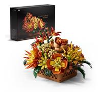 Nifeliz Botanical Flores Artificiales Decoracion Juguetes de Construcción, Decoración del Hogar y Oficina, Regalo Coleccionable para Amantes de Las Flores (1,284 Piezas, NF10325)