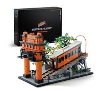 Nifeliz Flight Railway Set de construcción de Tren para Adultos, Maqueta de ferrocarril Inclinado, decoración del hogar y la Oficina, Regalo para Hombres y Mujeres (2892 Piezas, NF10294)