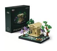 Nifeliz Jardín Italiano Sets De Juguete De Construcción, Complemento Colección De Arquitectura, Regalo para Adultos Apasionados De La Jardinería Paisajística (1,733 Piezas, NF10319)
