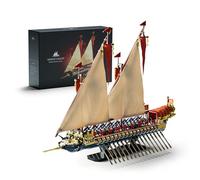 Nifeliz Kit de Construcción de Barco Velero Galera para Adultos, Modelo de Nave Insignia Estilo Galeaza para Exhibición y Colección, Regalo para Entusiastas de los Barcos (1.536 Piezas, NF10338)