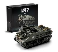 Nifeliz Militar M7 Priest Howitzer Sets de construcción, Modelo de Tanque Militar de colección, Regalo para Adultos Hombres y Mujeres (646 Piezas, NF10336)