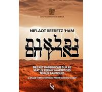Niflaot BeErets 'Ham: Décret rabbinique sur le statut "Zerah Yaakov" des tribus bantoues