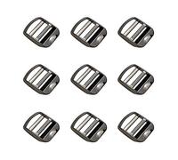 Nifocc 10 hebillas ajustables de aleación de zinc con deslizador ajustable para mochila, maleta, correa