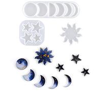 Nifocc 3 moldes de silicona para manualidades y manualidades, joyas, decoración del hogar, llaveros