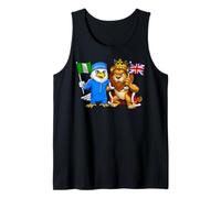 Nigeria Bandera del Reino Unido Herencia británica nigeriana Camiseta sin Mangas