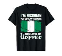 Nigeria Flag Proud Elegant Nigerian Boyfriend Girlfriend Camiseta