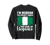 Nigeria Flag Proud Elegant Nigerian Boyfriend Girlfriend Sudadera