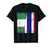 Nigeria Tailandia Media Bandera Raíces tailandesas nigerianas Camiseta