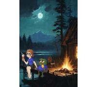 Night at the cabin apu pepe meme journal notebook: A Chill Notebook for Quiet Thoughts and Late-Night Reflections